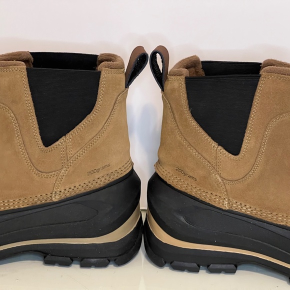 Sorel Buxton Pull On Waterproof Winter Boots, Tan And Black, 200g, Mens 9, EUC - Picture 11 of 16